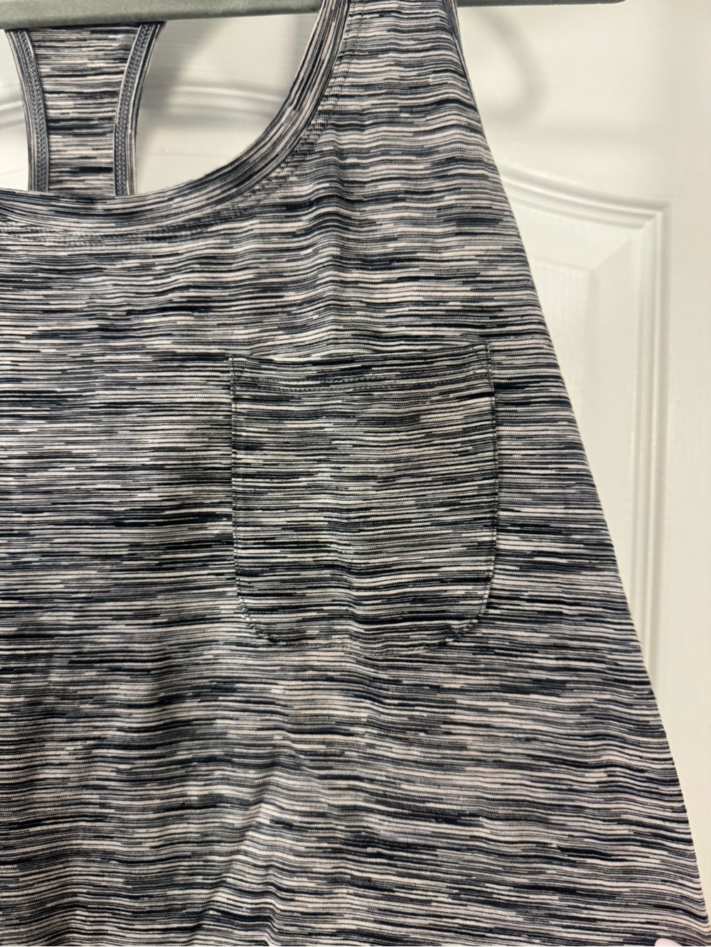 Lululemon Athletica Space-Dye Racerback Tank - Gray/Black - Picture 2 of 6
